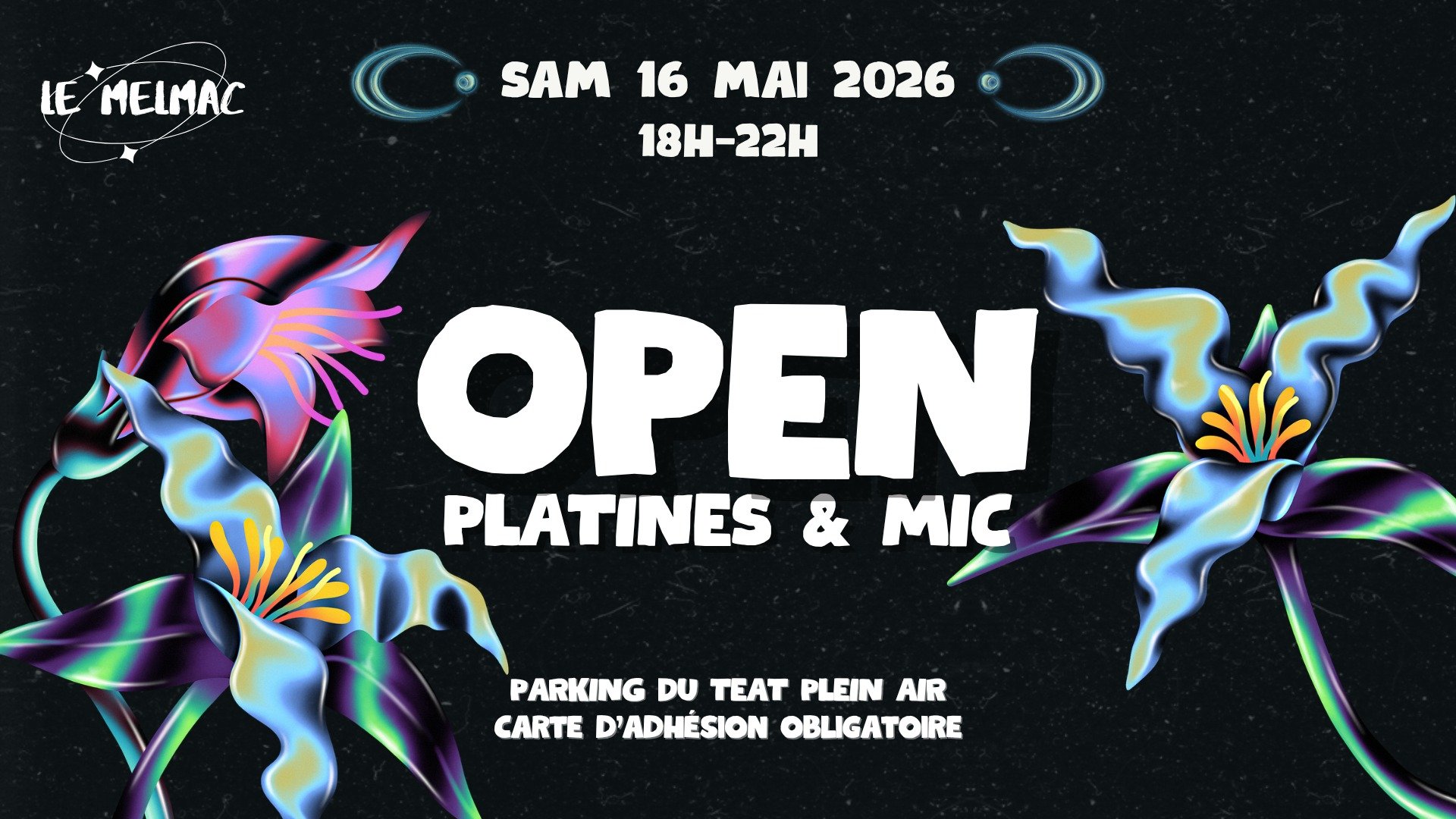 OPEN PLATINES & OPEN MIC (GRATUIT AVEC ADHÉSION)