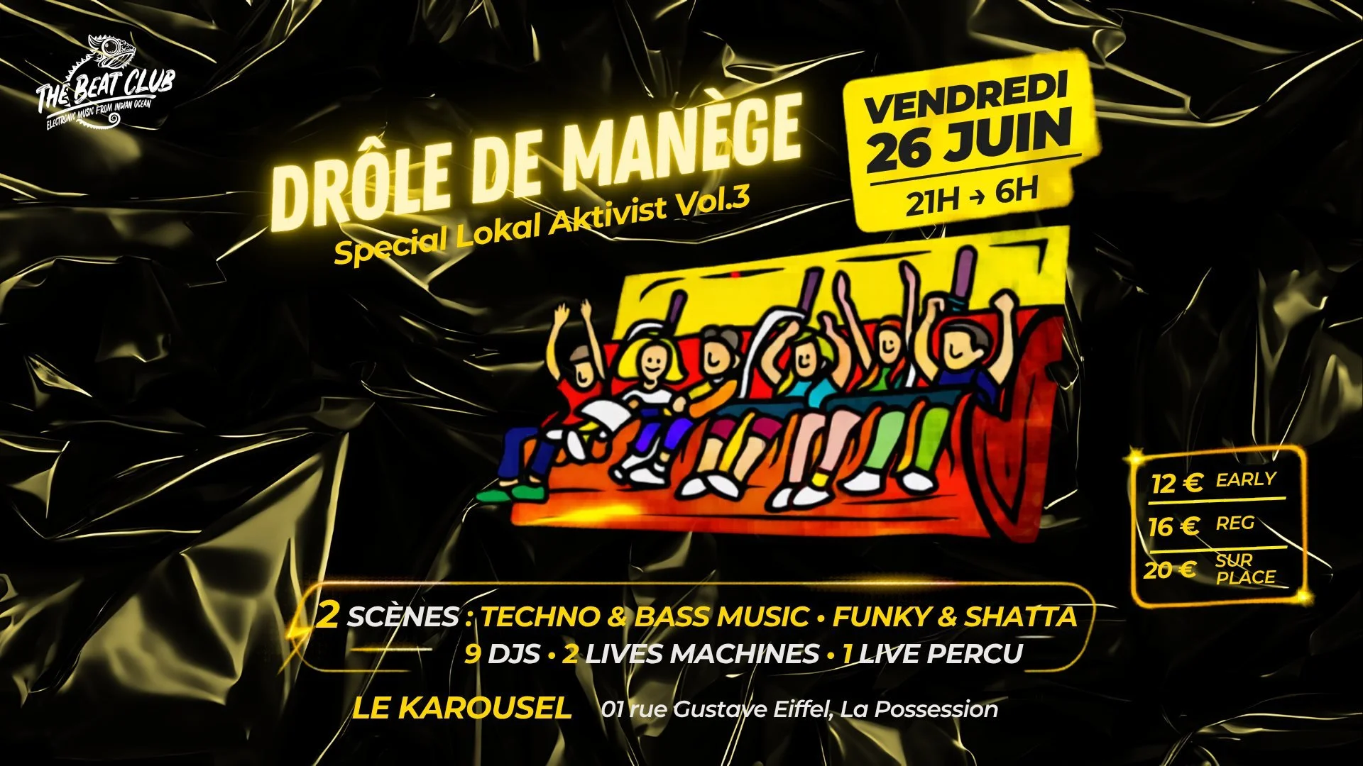 DRÔLE DE MANÈGE "SPECIAL LOKAL ACTIVISTS VOL.3 (12-16-20€)