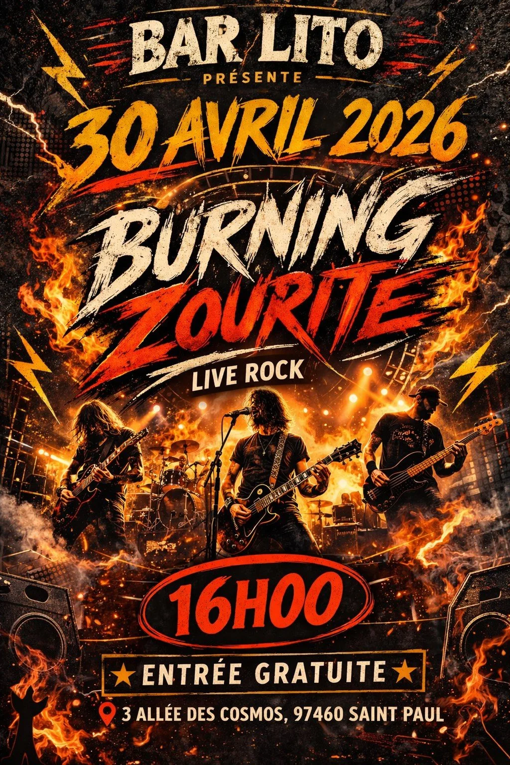 ROCK / BURNING ZOURITE (GRATUIT)