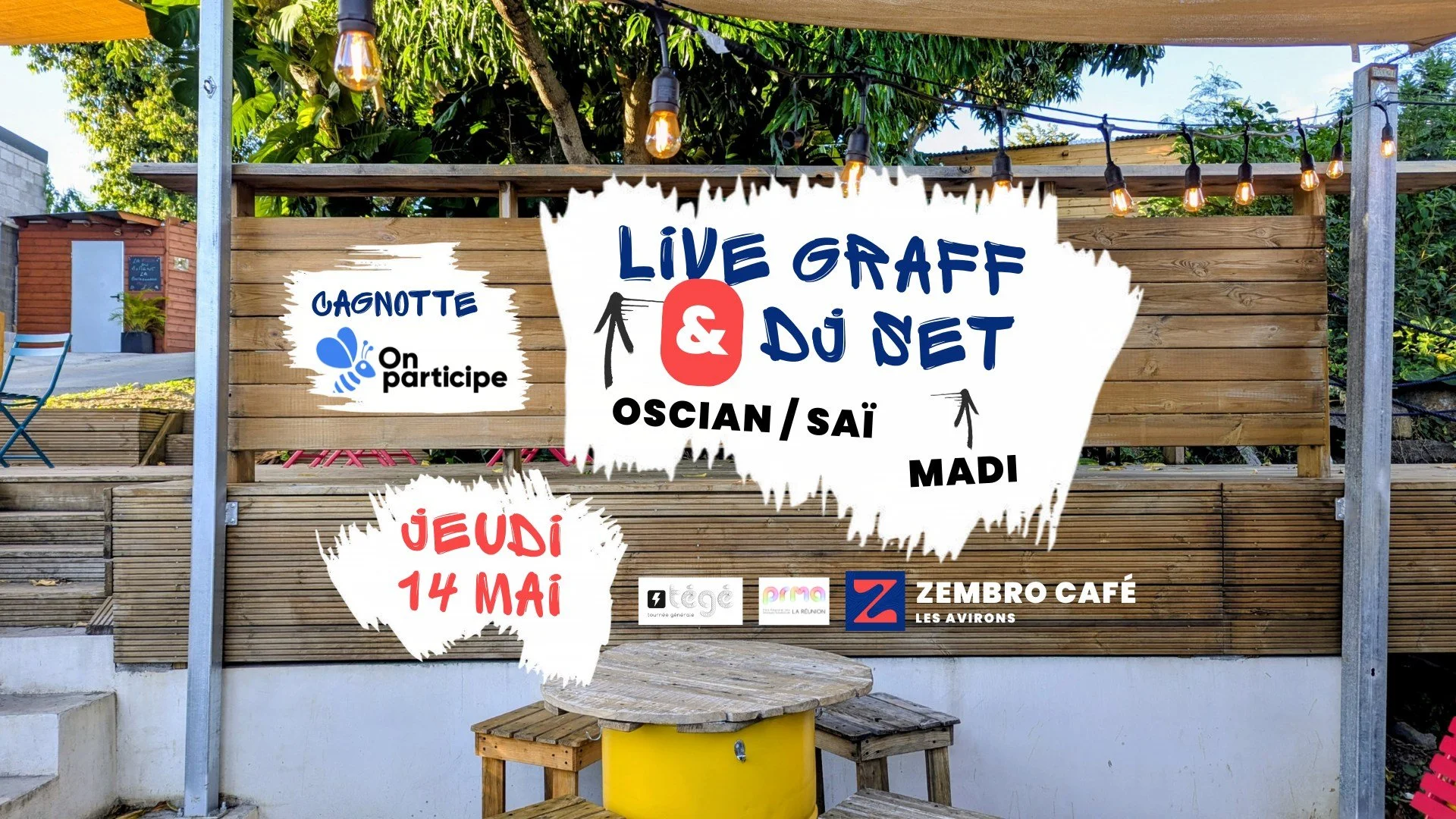 LIVE GRAFF / OSCIAN + SAÏ + MADI DJ SET (GRATUIT)