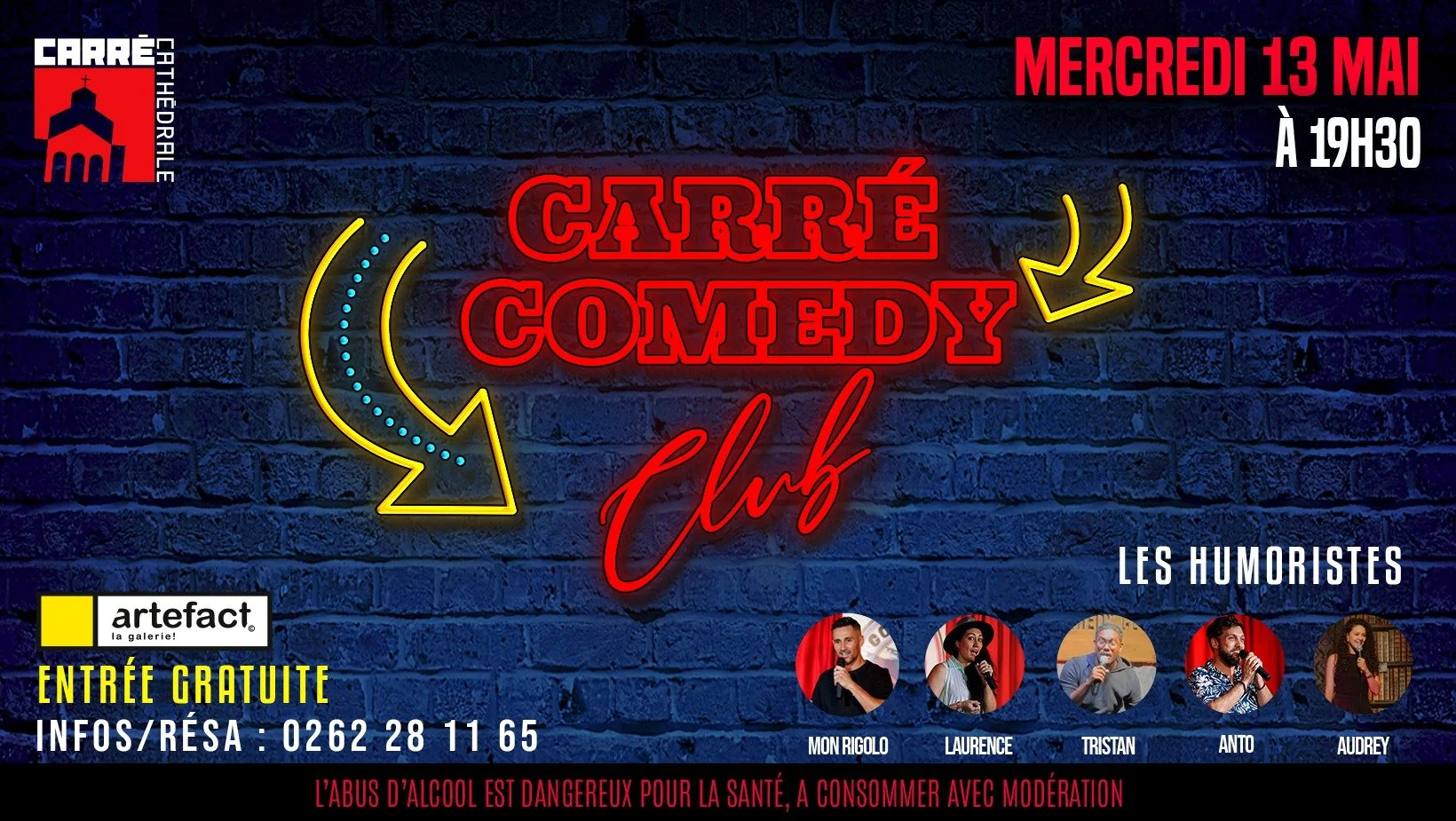 CARRÉ COMEDY CLUB (GRATUIT)