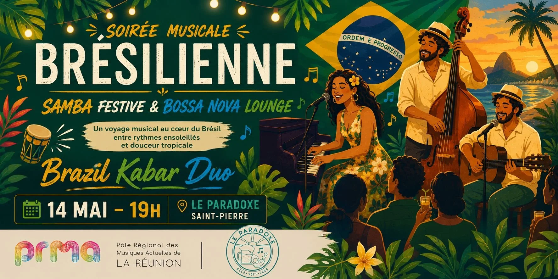 SAMBA FESTIVE + BOSSA NOVA LOUNGE / BRAZIL KABAR (GRATUIT)