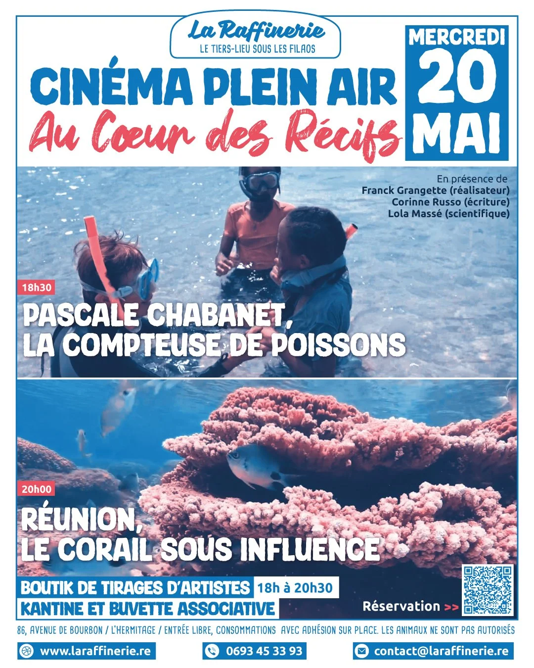 CINÉMA PLEIN AIR / AU COEUR DES RÉCIFS (PRIX LIBRE)