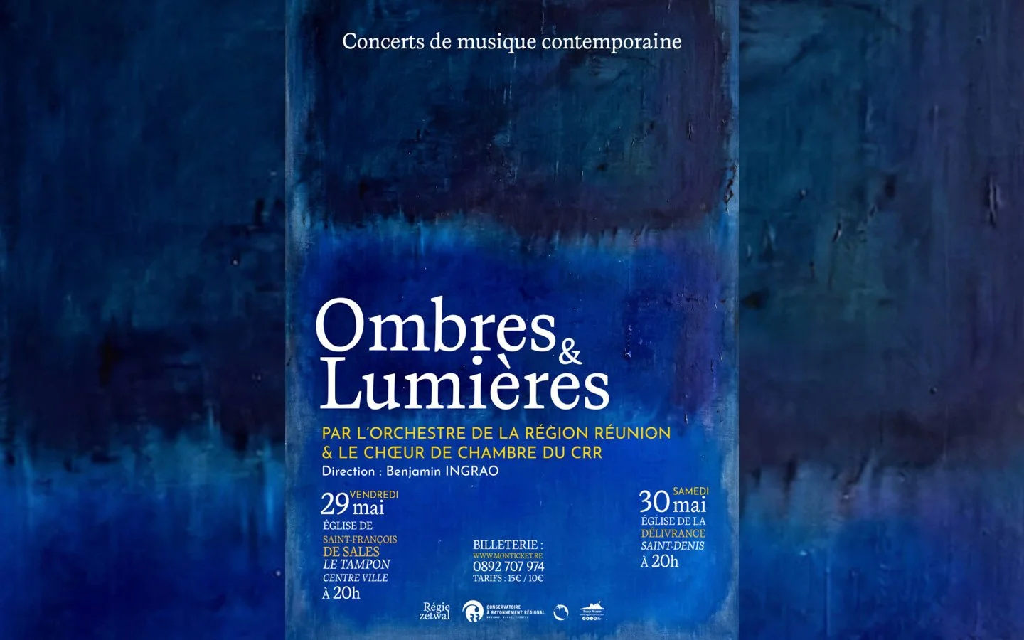 ORCHESTRE DE LA RÉGION RÉUNION / OMBRES ET LUMIÈRES (10-15€)