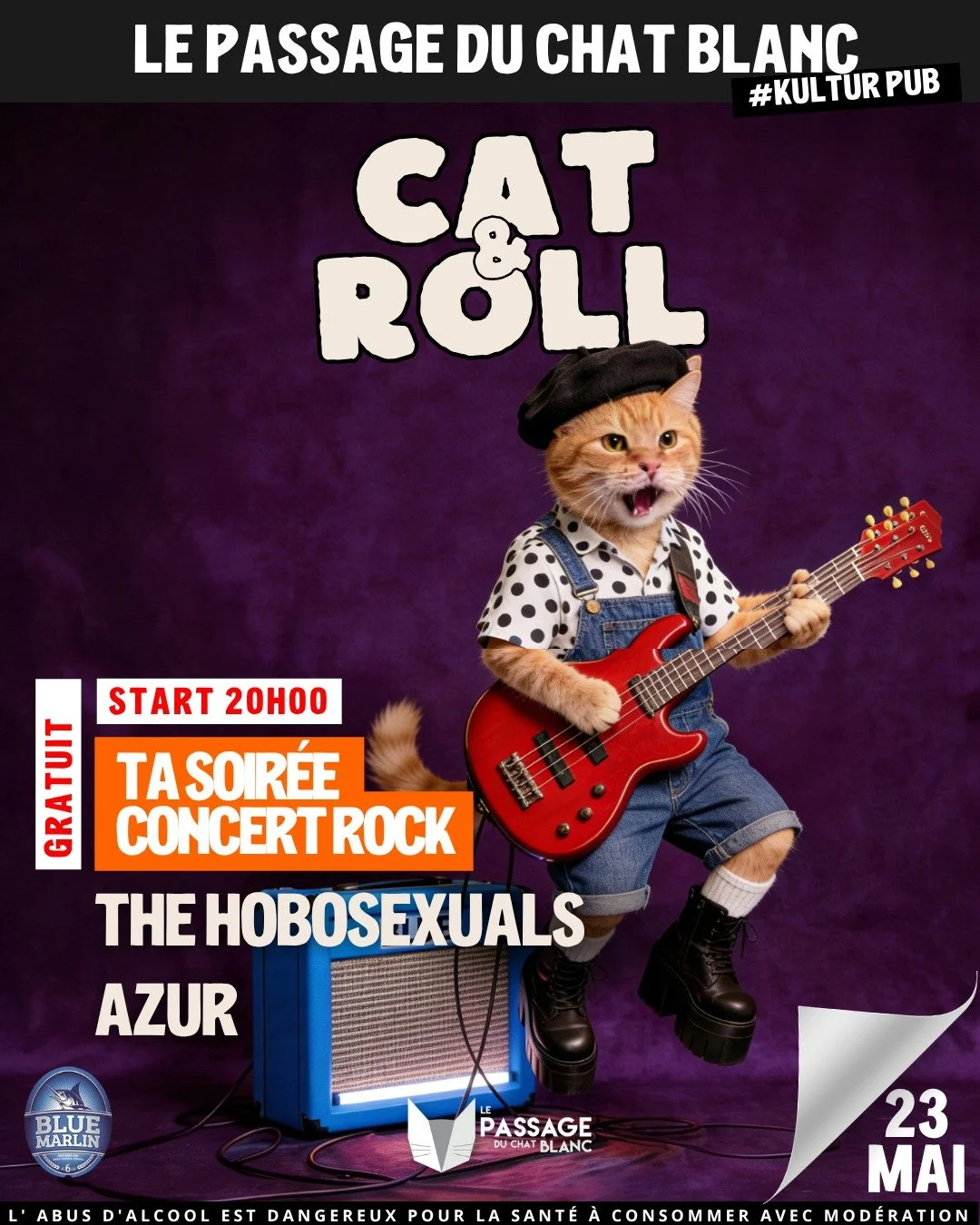 ROCK / AZUR + THE HOBOSEXUALS (GRATUIT)