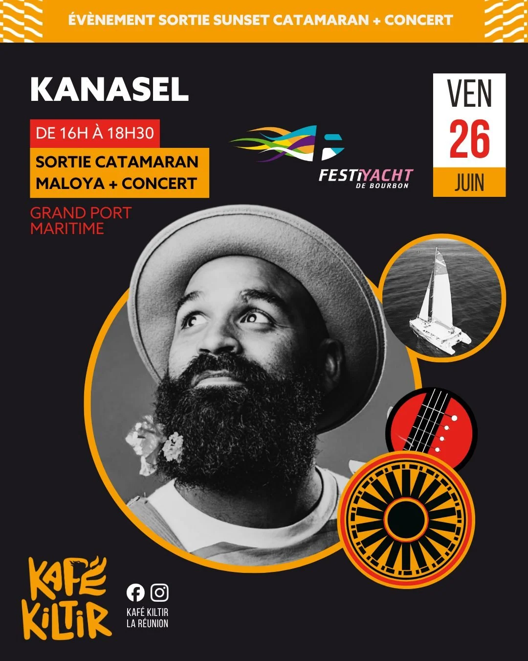 SORTIE CATAMARAN / POP KRÉOL / KANASEL (PRIX NON COMMUNIQUÉ)