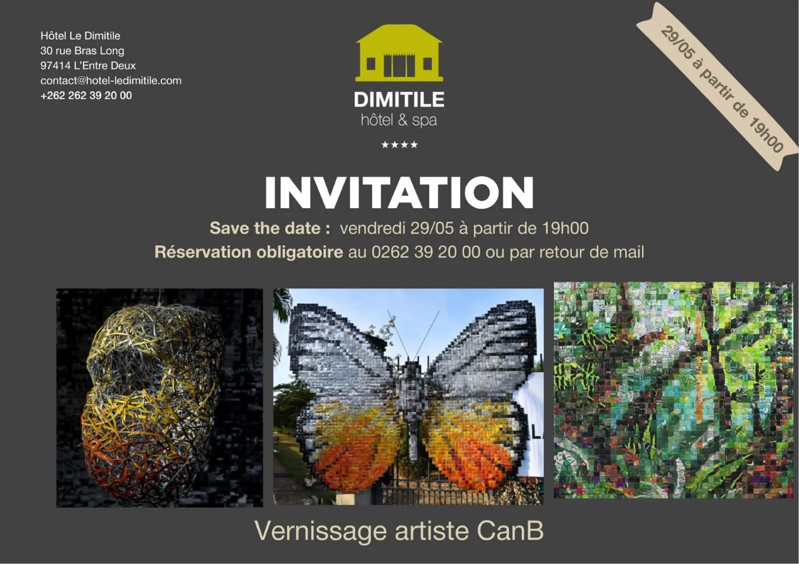 VERNISSAGE / Can B (GRATUIT SUR RÉSERVATION)