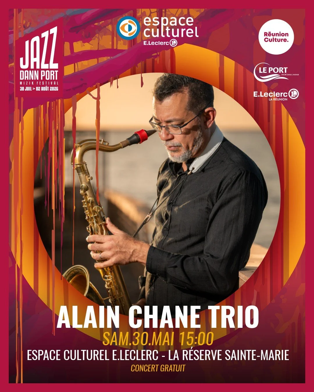 SHOWCASE FESTIVAL JAZZ DANN PORT / ALAIN CHANE TRIO (GRATUIT)