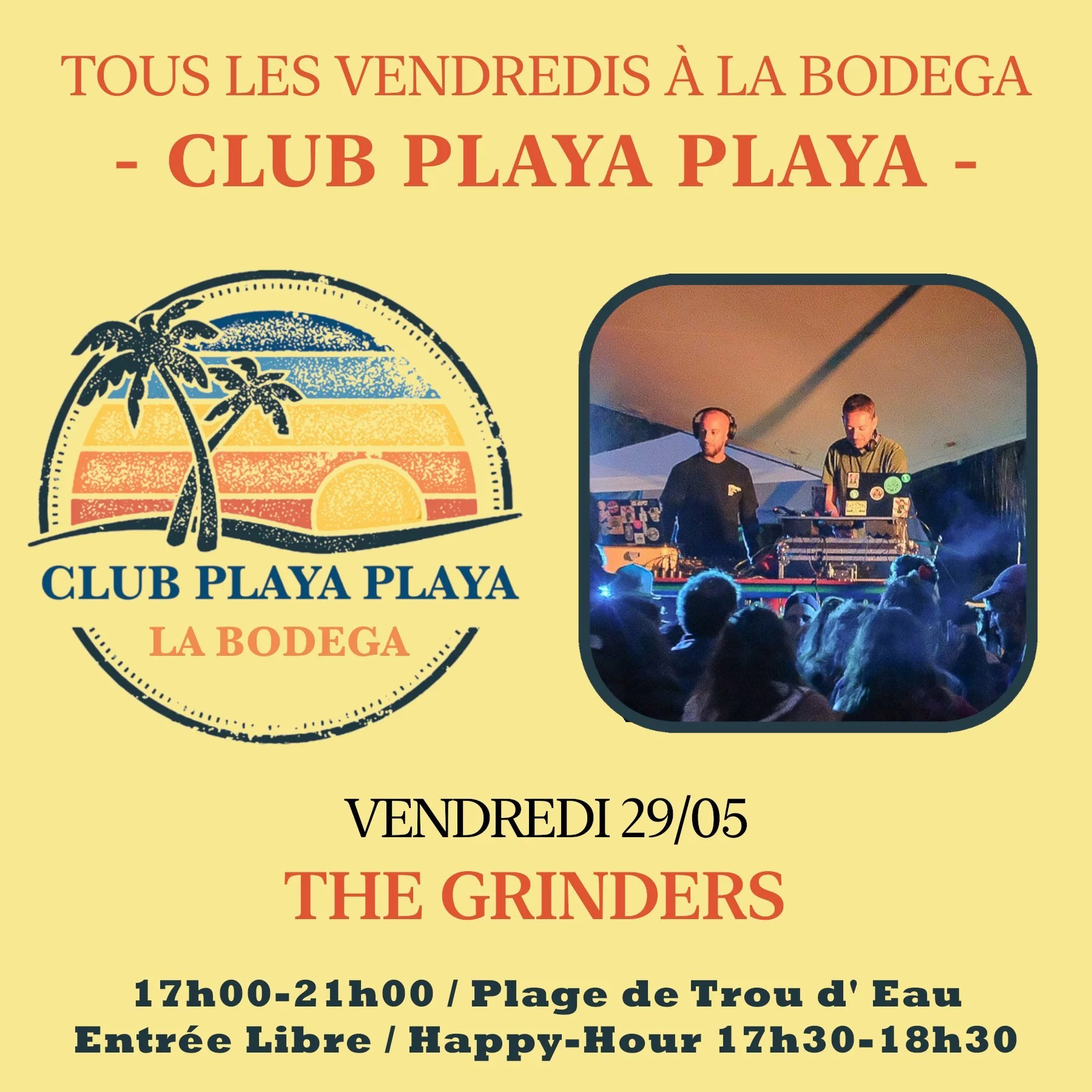 CLUB PLAYA PLAYA / THE GRINDERS (GRATUIT)
