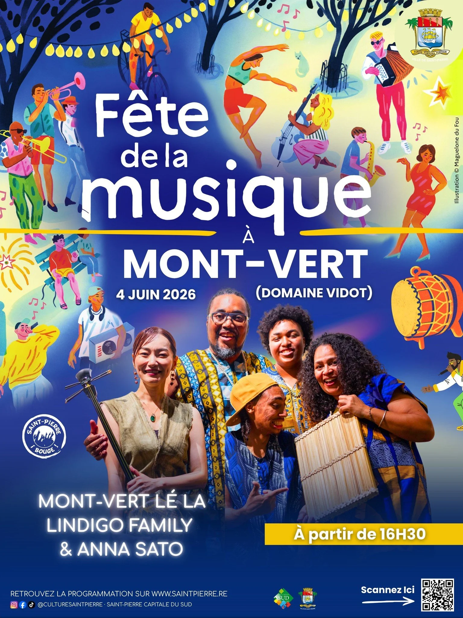 FÊTE DE LA MUSIQUE À BASSE-TERRE / LINDIGO FAMILY & ANNA SATO (GRATUIT)