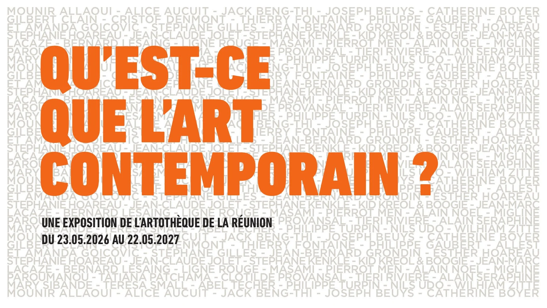 QU'EST-CE QUE L'ART CONTEMPORAIN ? 