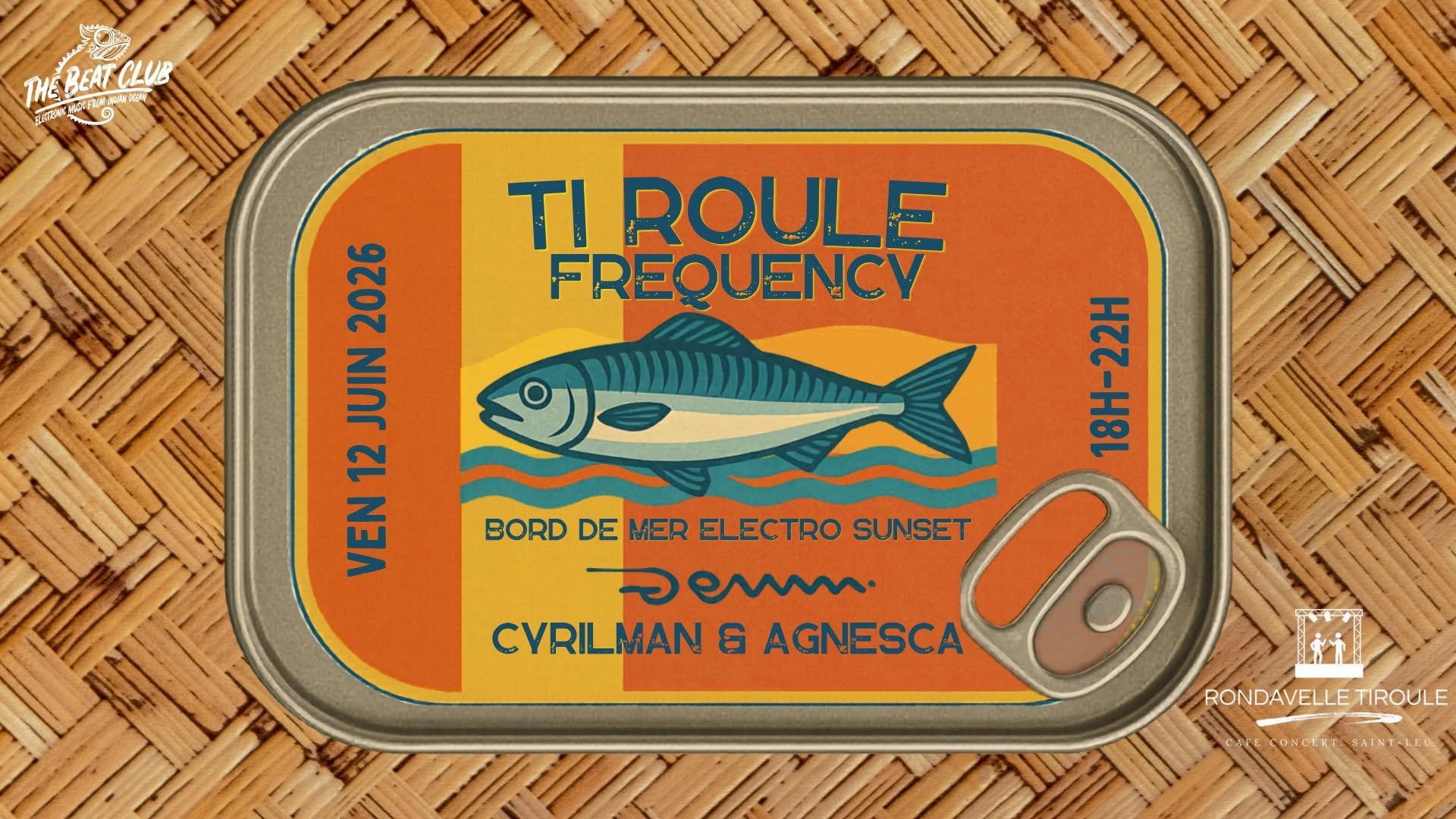 BORD DE MER ELECTRO SUNSET /  TI ROULE FREQUENCY - CYRILMAN &amp; AGNESCA (GRATUIT)