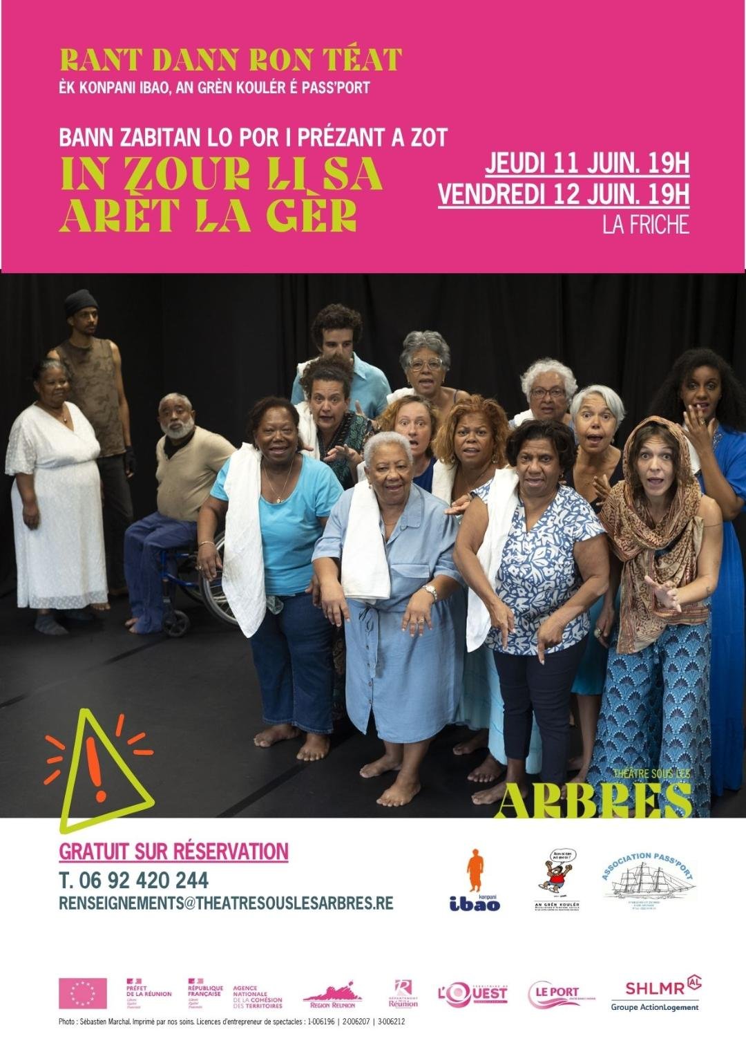 KARO RANT DANN RON TÉAT / IN ZOUR I SA ARÈT LA GÈR (GRATUIT SUR RÉSERVATION)