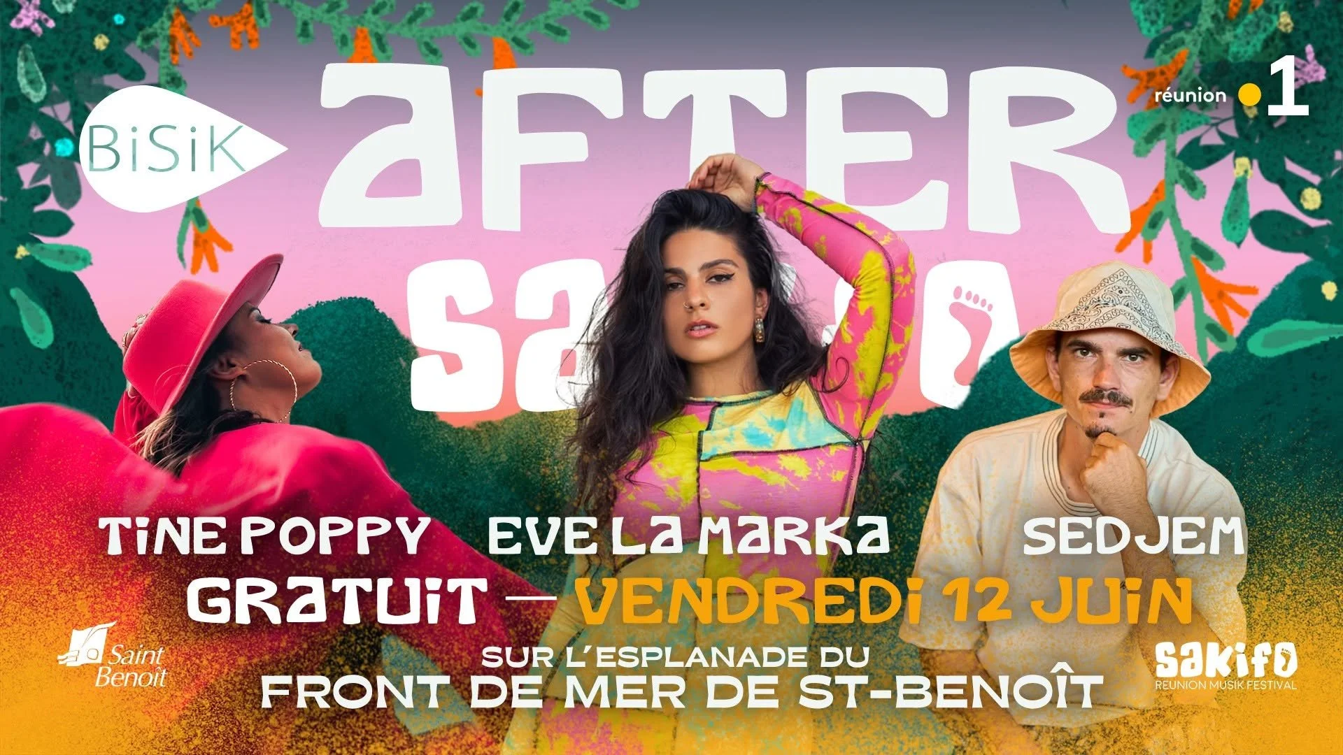 AFTER SAKIFO / TINE POPPY + EVE LA MARKA + SEDJEM (GRATUIT)