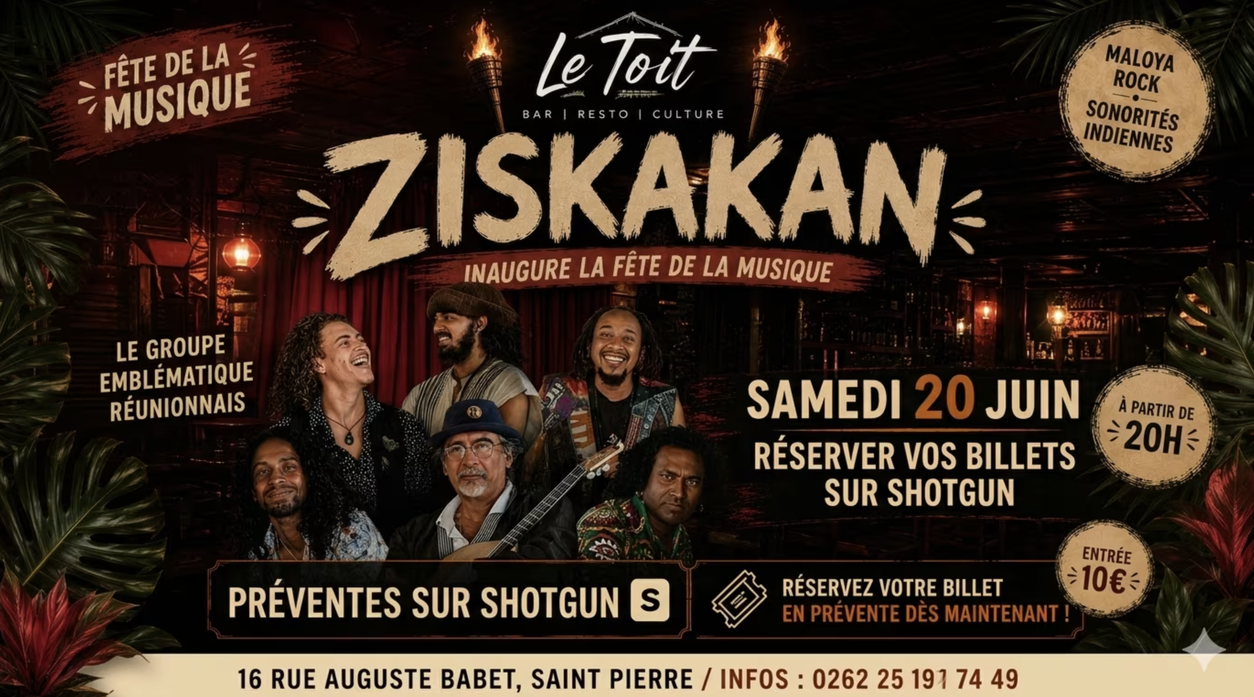 CHANSON RÉUNIONNAISE / ZISKAKAN (10€)