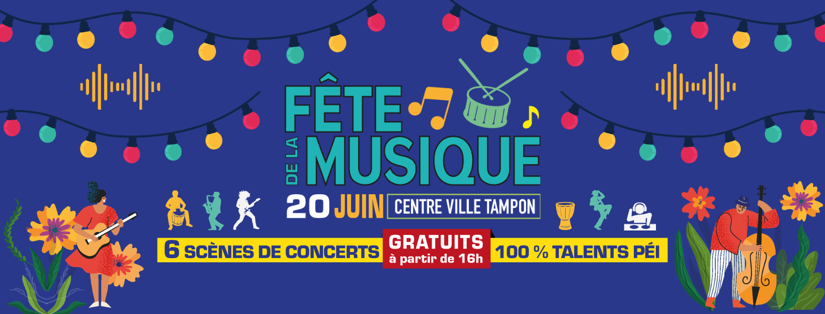 FÊTE DE LA MUSIQUE AU TAMPON (GRATUIT)