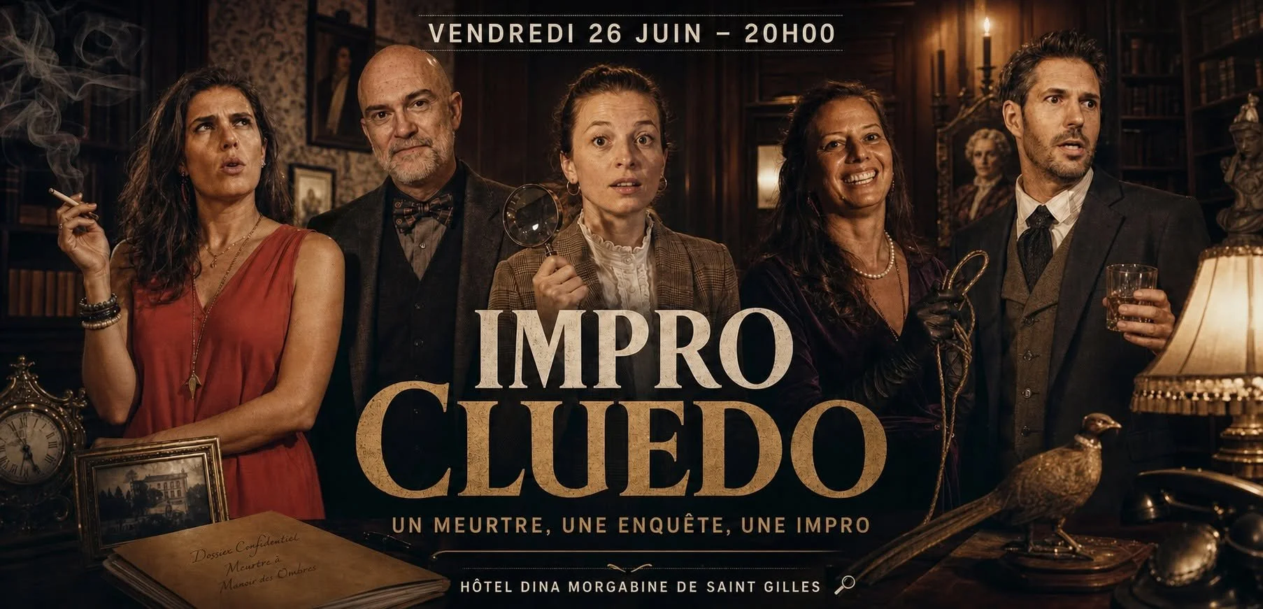 L'ACADÉMIE DES ZIMPROSTEURS / IMPRO CLUEDO (PRIX LIBRE)