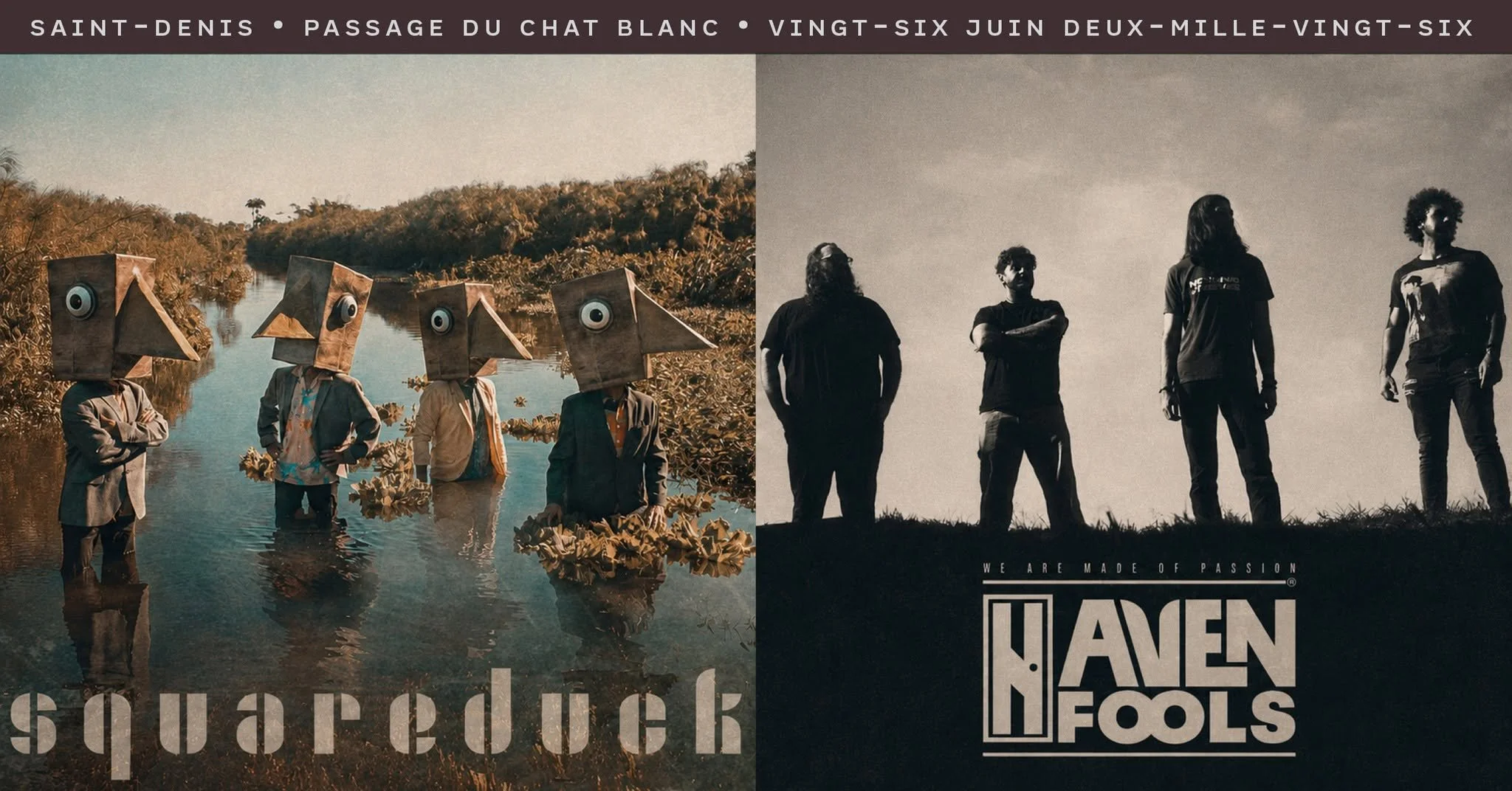 ROCK GROOVE / SQUARE DUCK + HAVENFOOLS (GRATUIT)