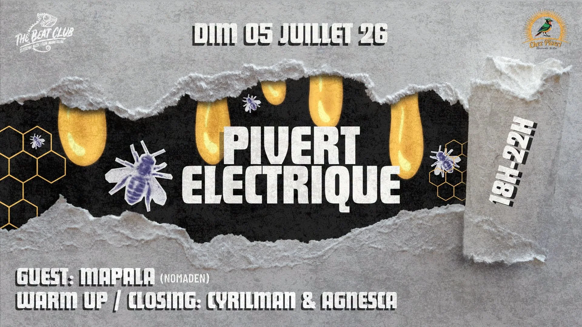 LE PIVERT ÉLECTRIQUE #21 / MAPALA + THE BEAT CLUB (GRATUIT)