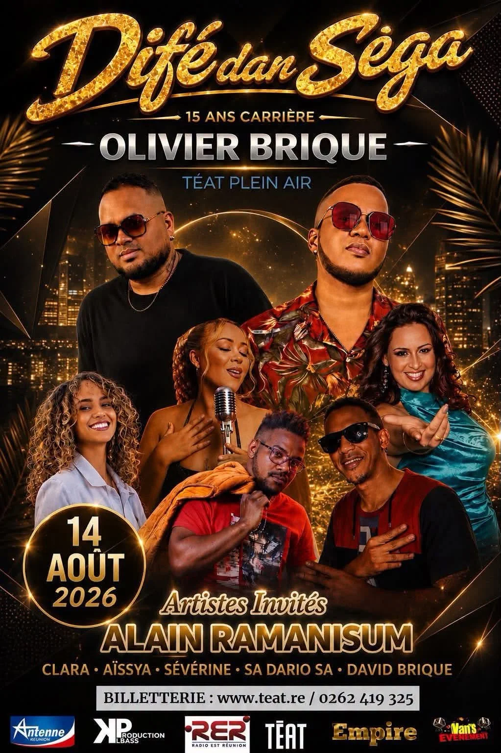 OLIVIER BRIQUE / 15 ANS DE CARRIÈRE (25€)