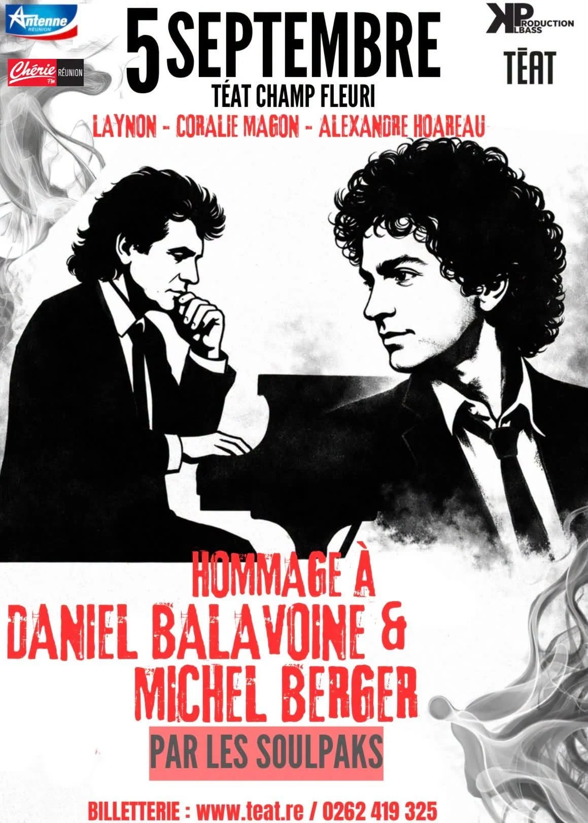LES SOULPACKS / HOMMAGE A DANIEL BALAVOINE ET MICHEL BERGER (22-25€)