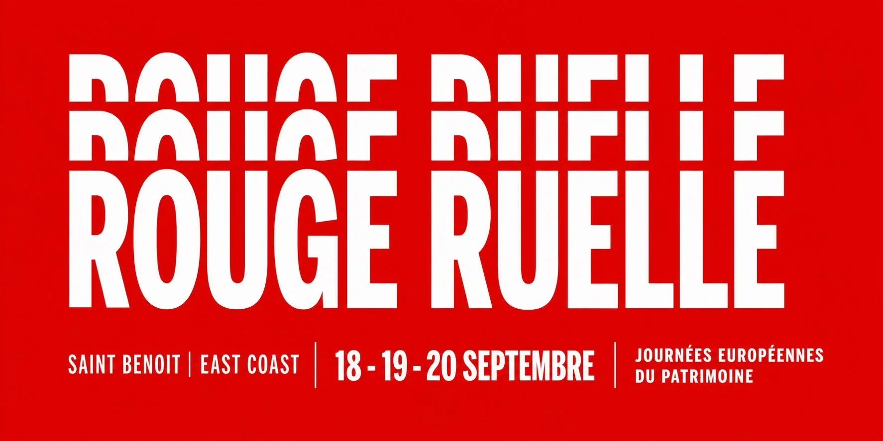 JOURNÉES EUROPÉENNES DU PATRIMOINE / ROUGE RUELLE (GRATUIT)