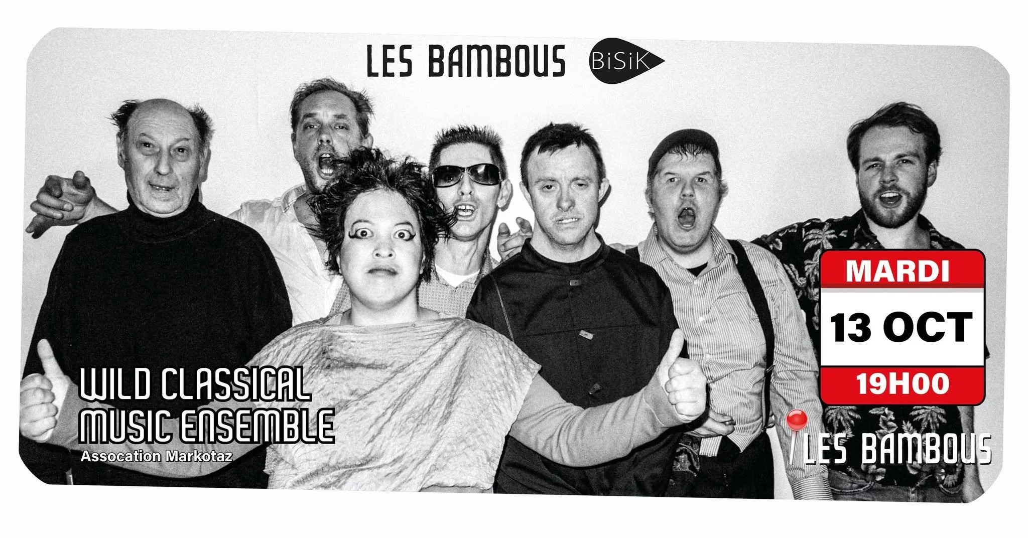 ROCK EXPÉRIMENTAL / WILD CLASSICAL MUSIC ENSEMBLE (7-10-13€)