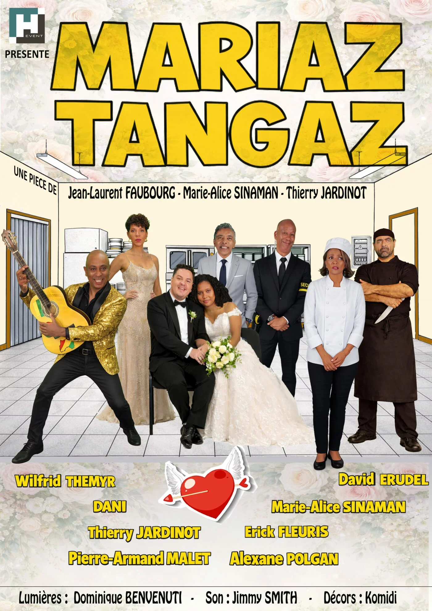 MARIE-ALICE SINAMAN + JEAN-LAURENT FAUBOURG + THIERRY JARDINOT /  MARIAZ TANGAZ (20€)