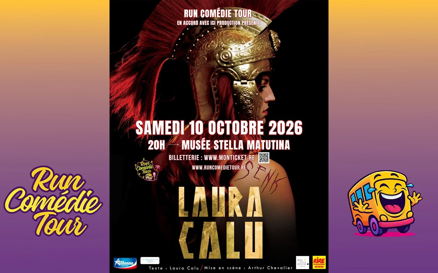 RUN COMÉDIE TOUR / LAURA CALU / "SENK" (41-43-46€)