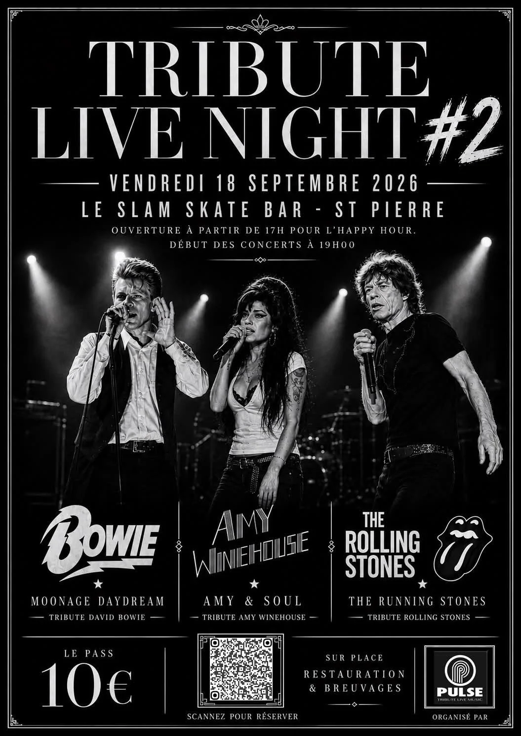 TRIBUTE LIVE NIGHT #2 / AMY WINEHOUSE + DAVID BOWIE + THE ROLLING STONES (10-12€)