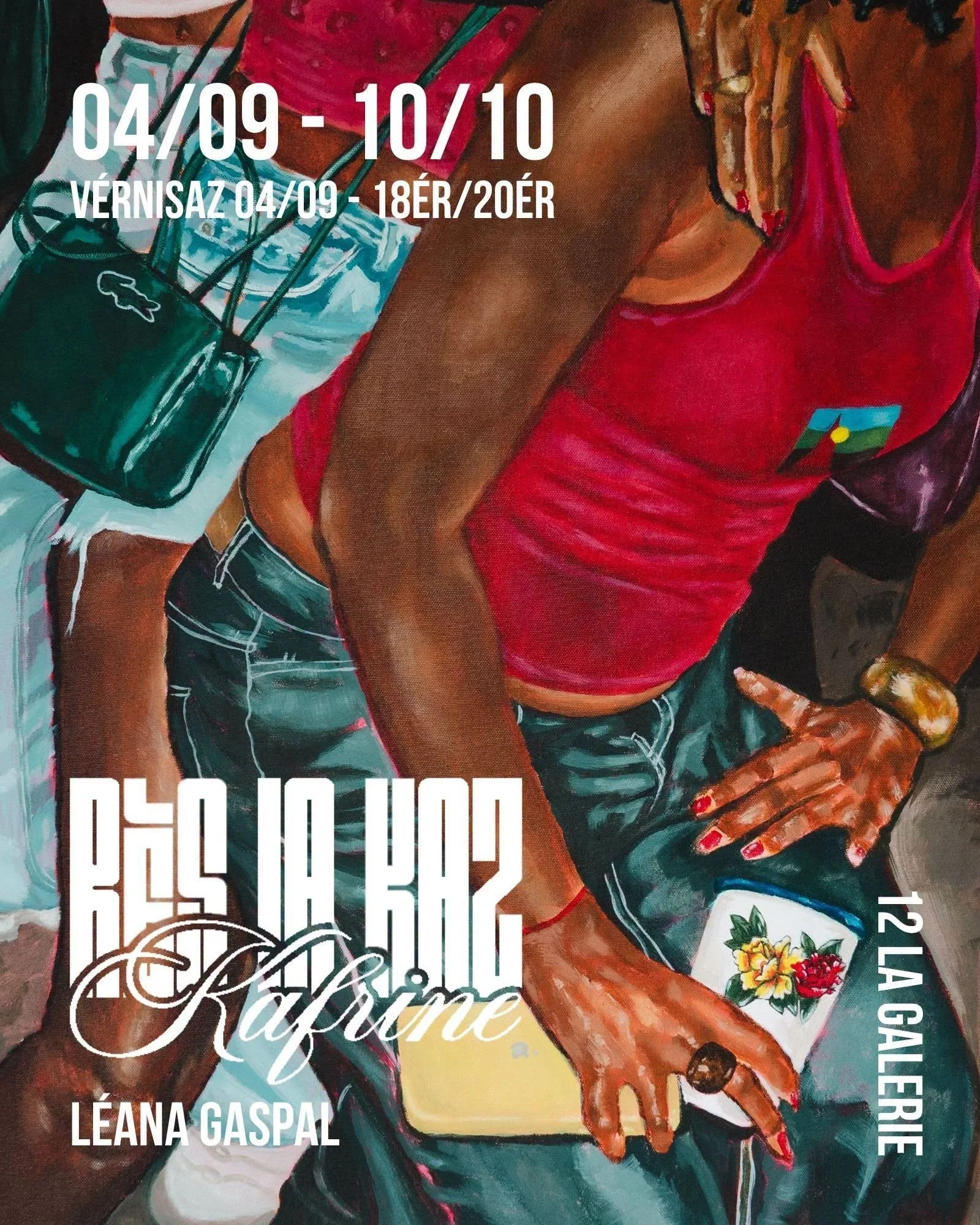 VERNISSAGE / LÉANA GASPAL / RÉS LA KAZ KAFRINE (GRATUIT)