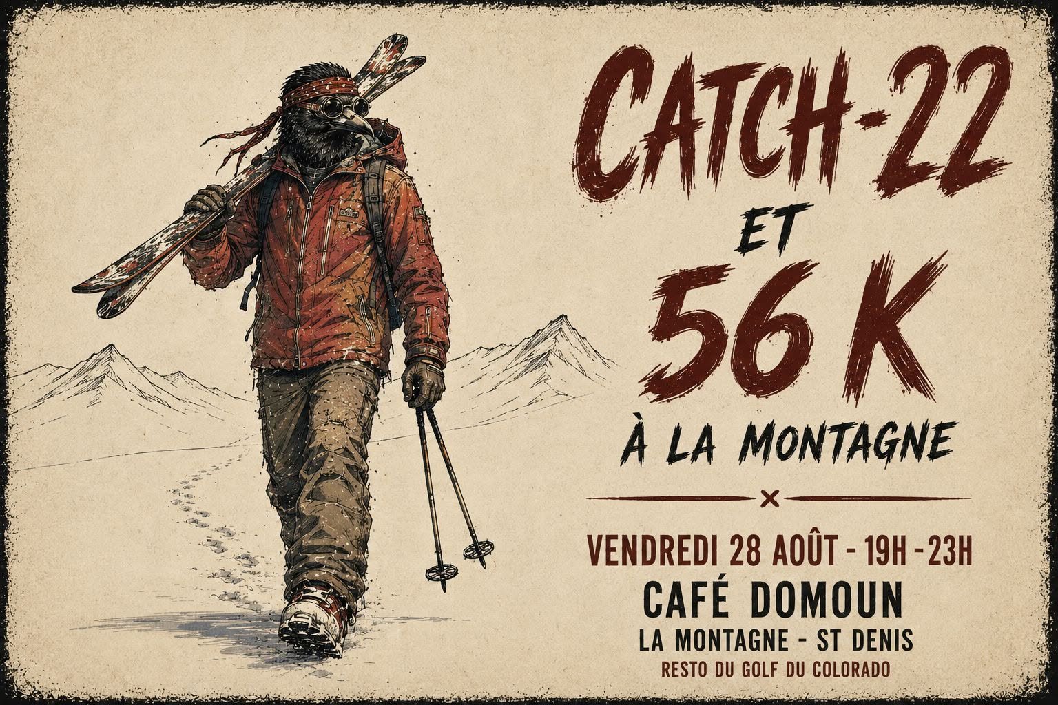 VERNISSAGE + PUNK ROCK / CLIN D'ÎLE + CATCH-22 &amp; 56K (7€)