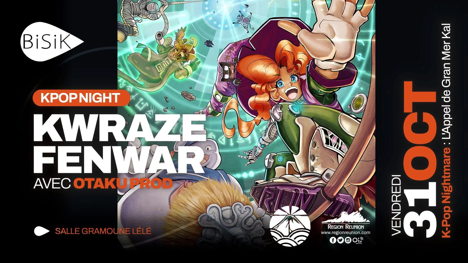 KRWAZÉ FÉNWAR AVEC OTAKU - KPOP / COSPLAY NIGHT (12-15€)