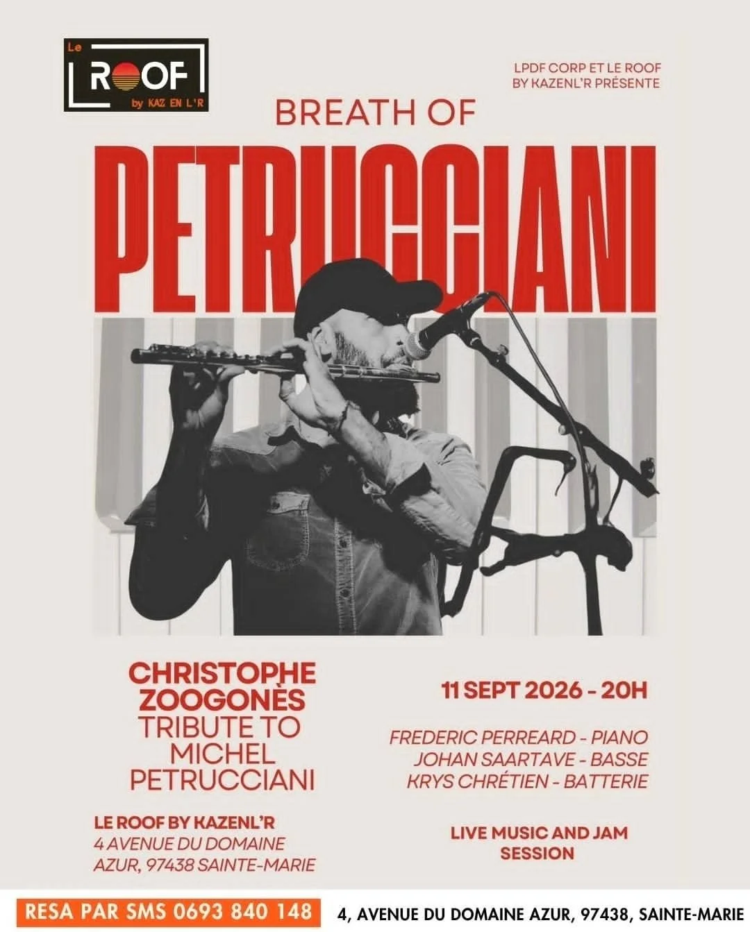 CHRISTOPHE ZOOGONÈS / HOMMAGE À MICHEL PETRUCCIANI (GRATUIT SUR RÉSERVATION)