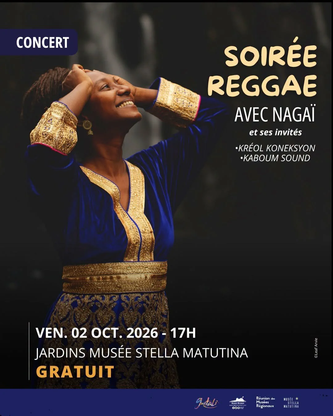 REGGAE / NAGAÏ + KREOL KONEKSYON + KABOUM SOUND SYSTEM (GRATUIT)