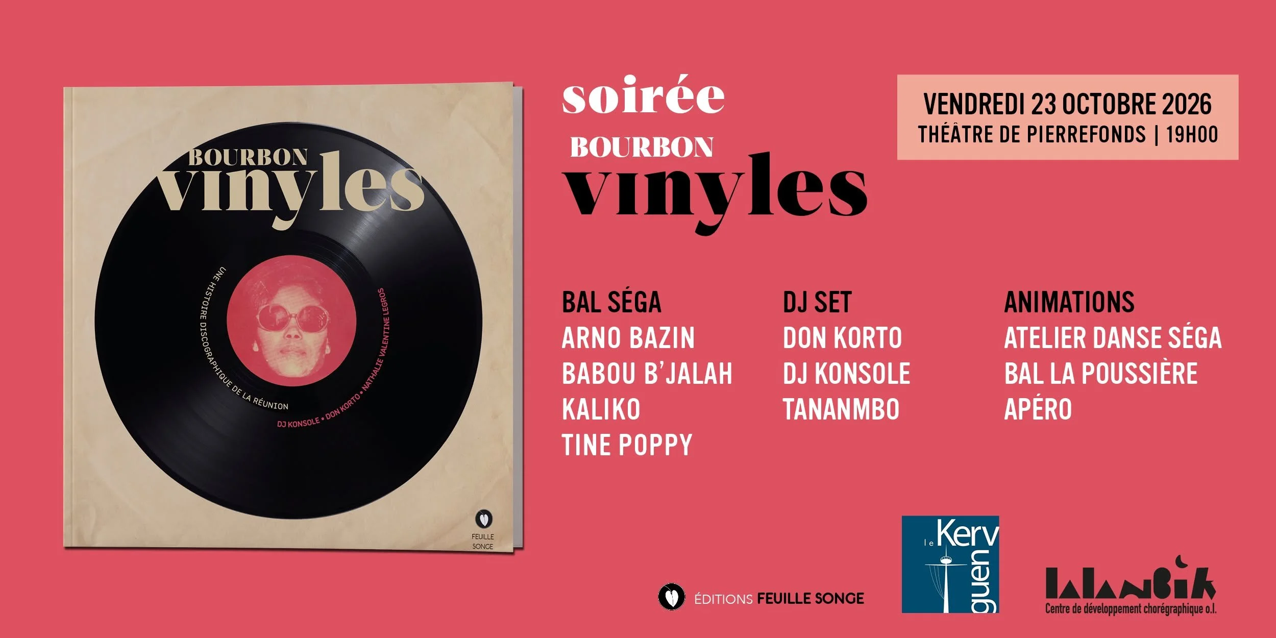 SOIRÉE BOURBON VINYLES / BABOU B'JALAH + ARNO BAZIN + KALIKO + TINE POPPY + DJ KONSOLE + DON KORTO (GRATUIT)