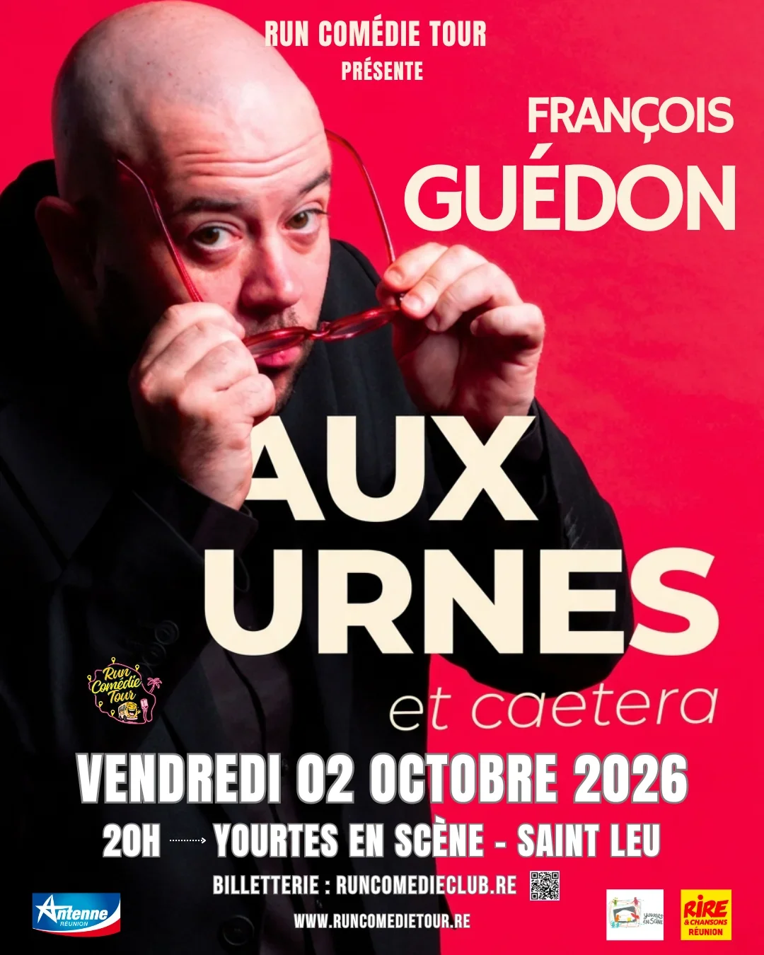 RUN COMÉDIE TOUR / FRANÇOIS GUÉDON "AUX URNES" (30€)