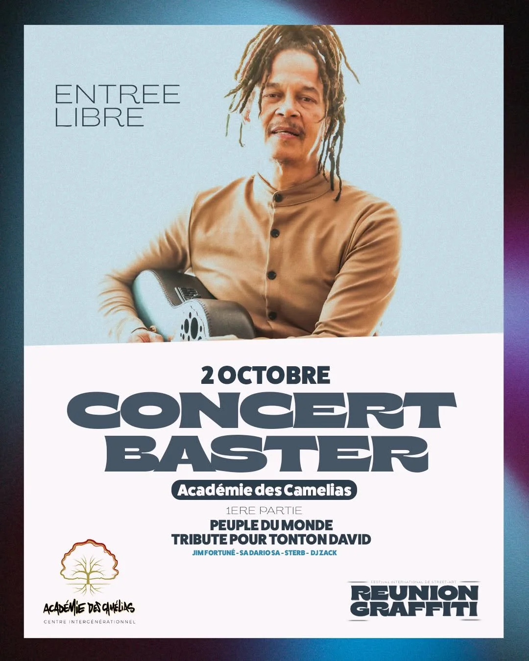 REUNION GRAFFITI / CONCERT DE BASTER (GRATUIT)
