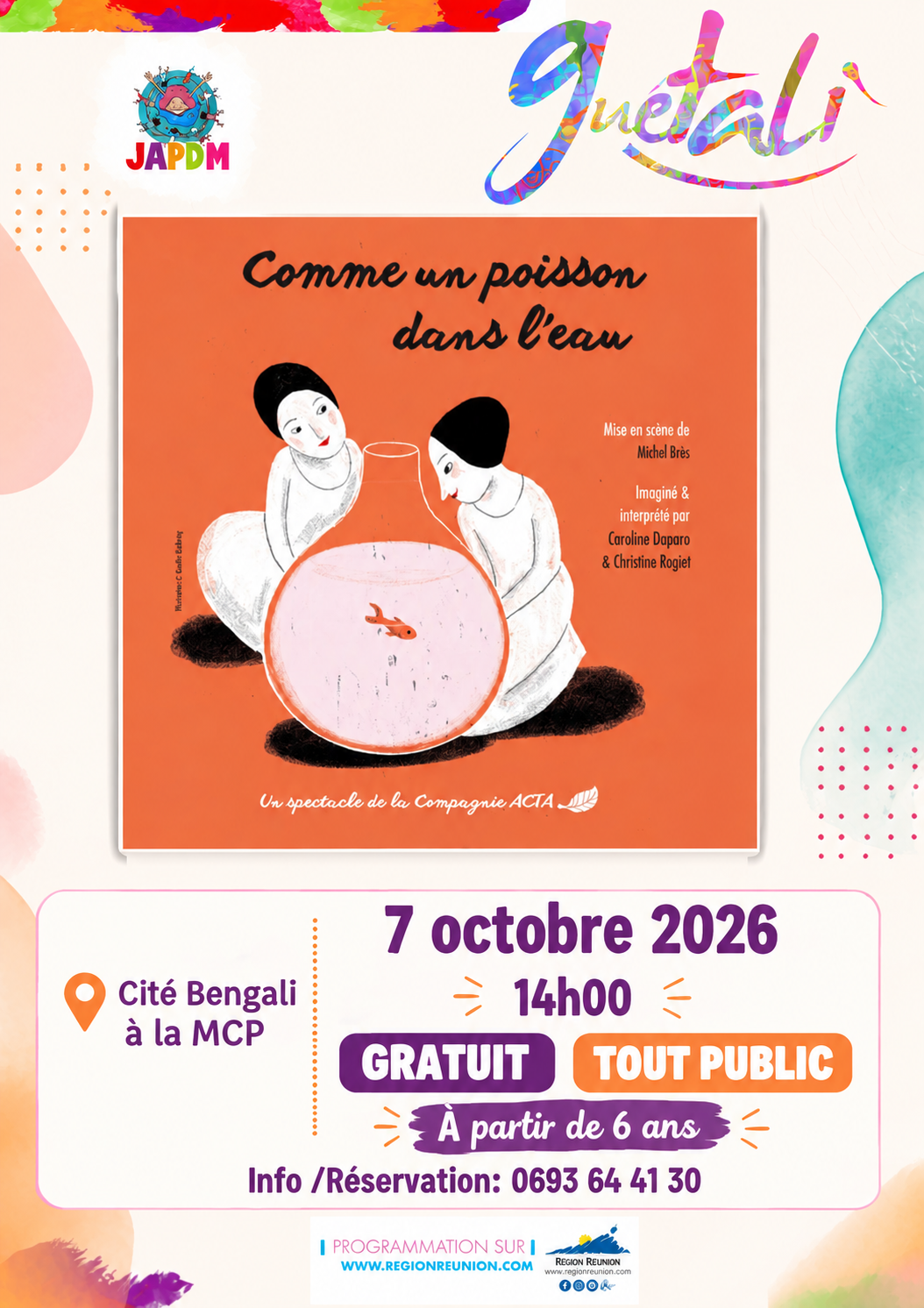 CIE ACTA / COMME UN POISSON DANS L'EAU (GRATUIT SUR RÉSERVATION)