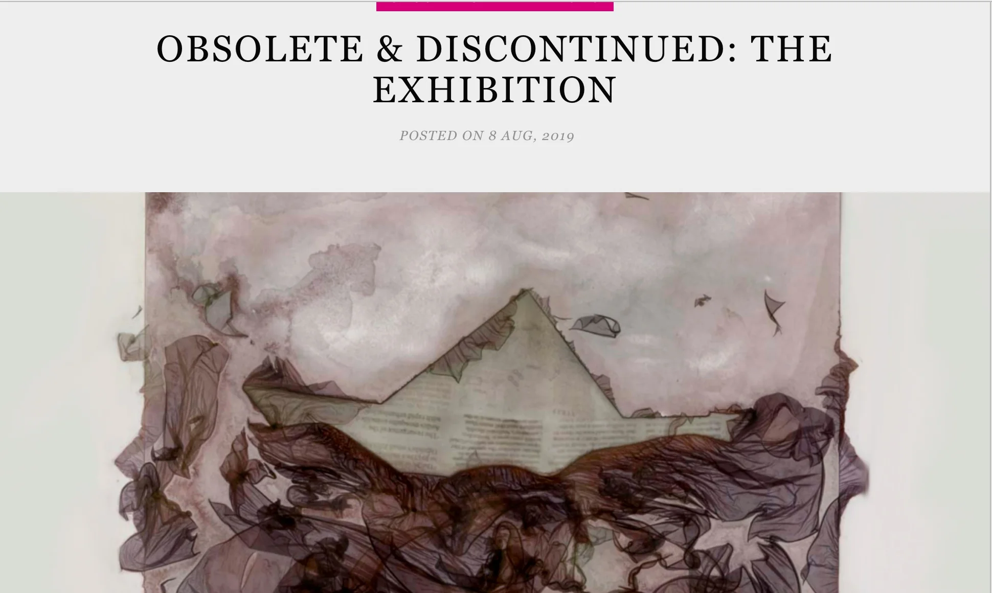 Obsolete &amp; Discontinued exhibition is confirmed for this September in Naples