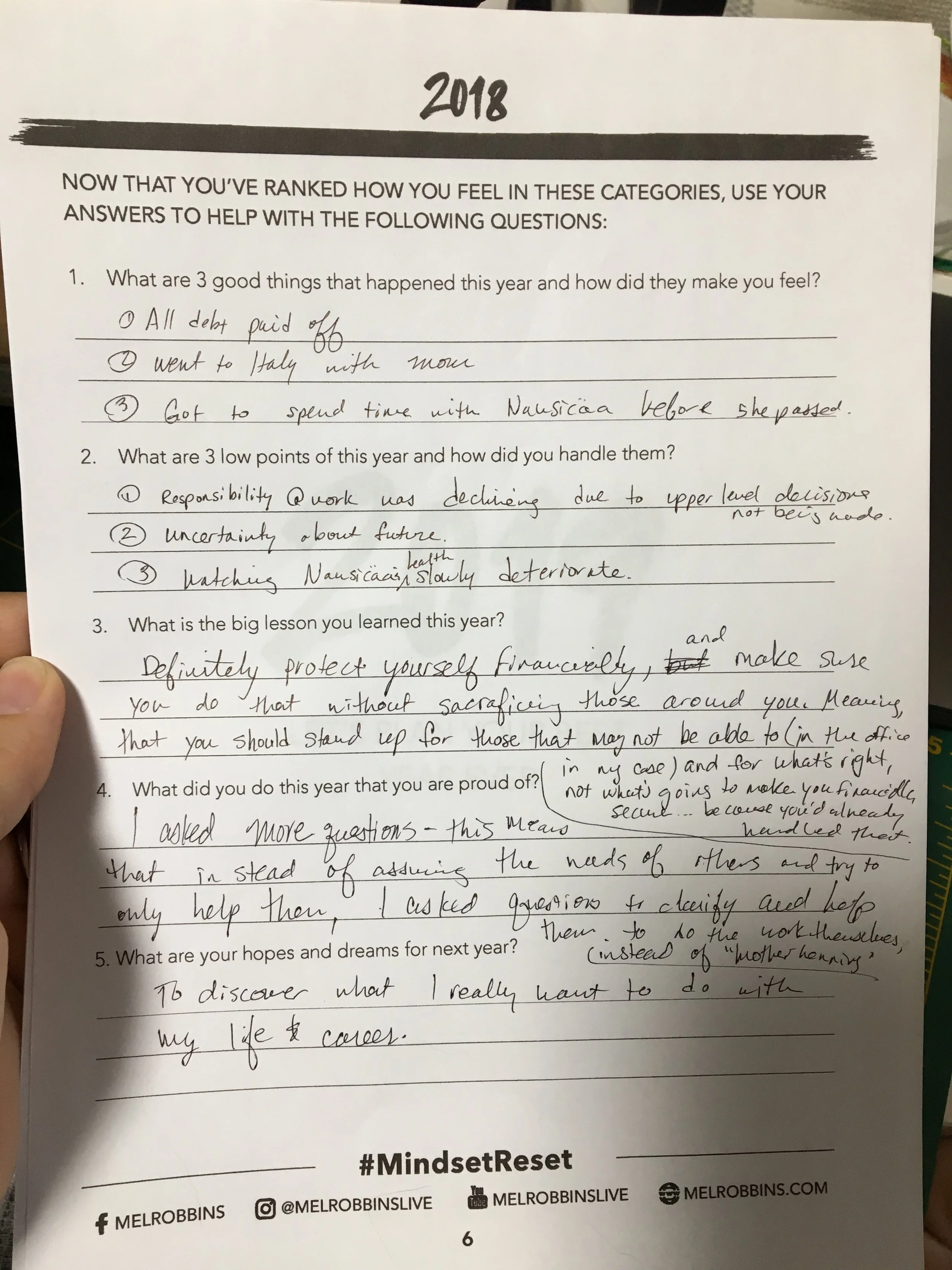 Day 3: 2018 - a little more Review