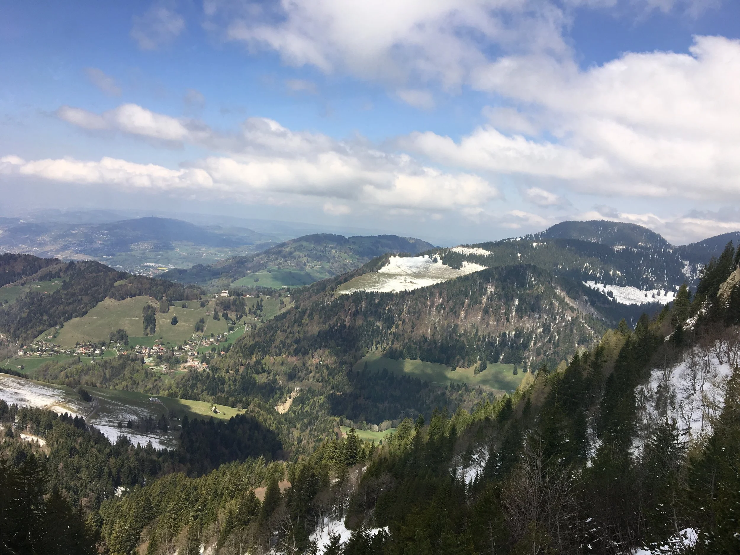 Cool shot on the way back down.