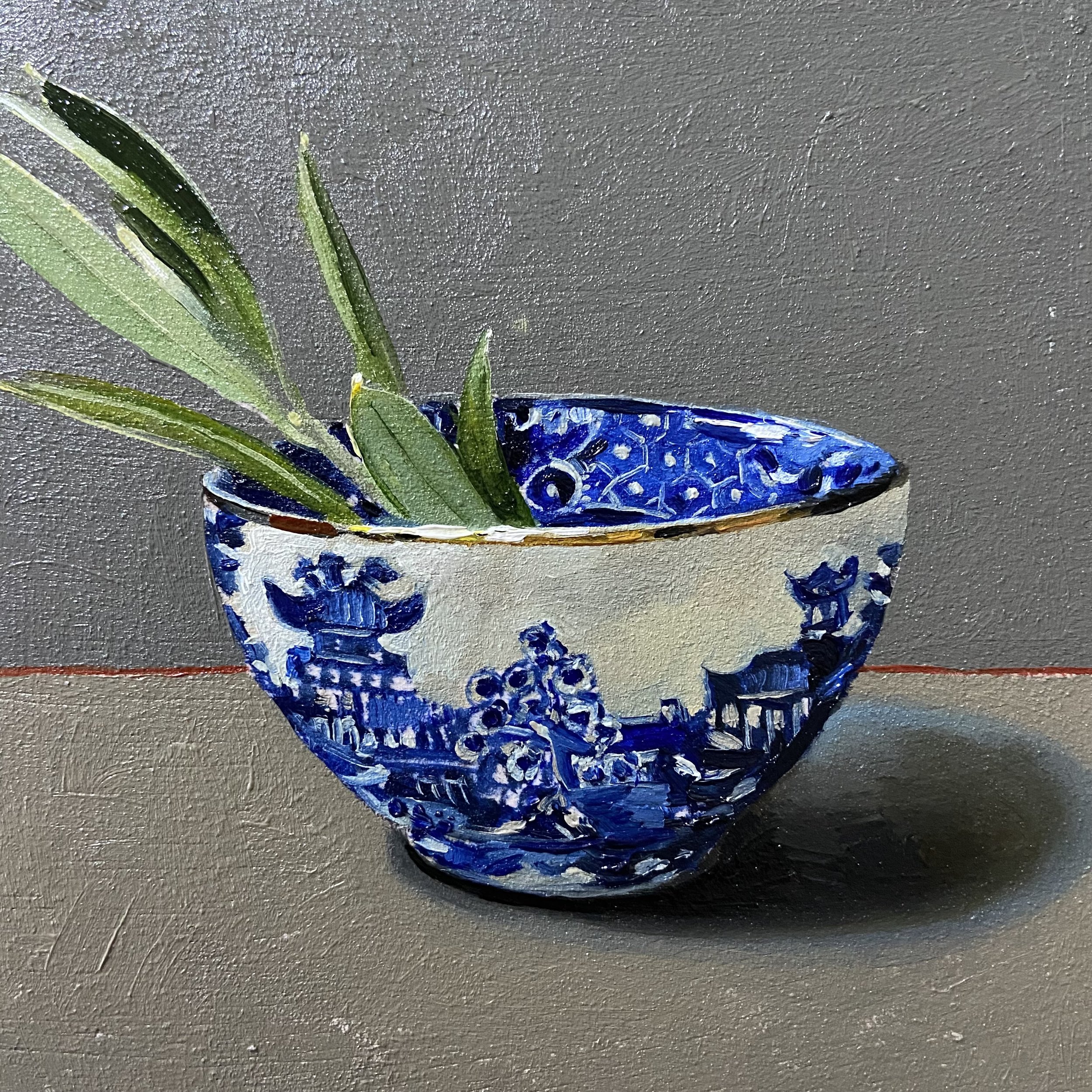 Burleigh ware bowl with olive sprig