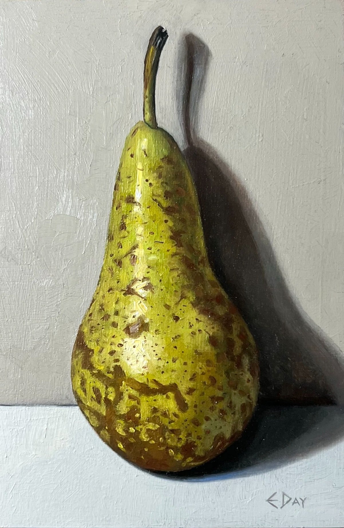 Conference pear trompe l'oeil