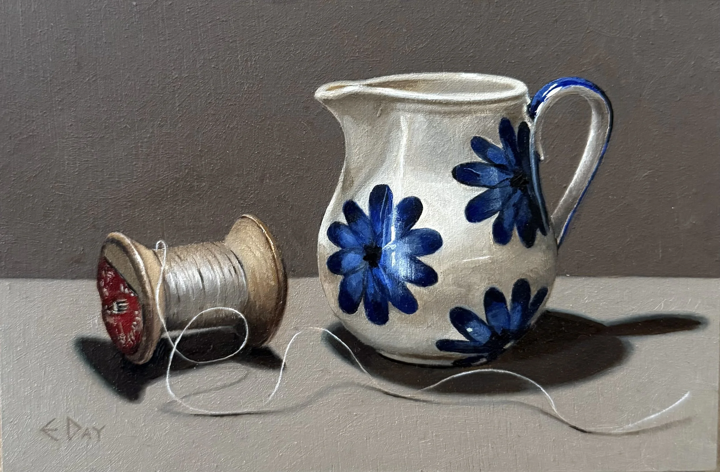  Oil on wooden board  10cm x 15cm   2025   Sale! £165 (unframed) plus p&amp;p  