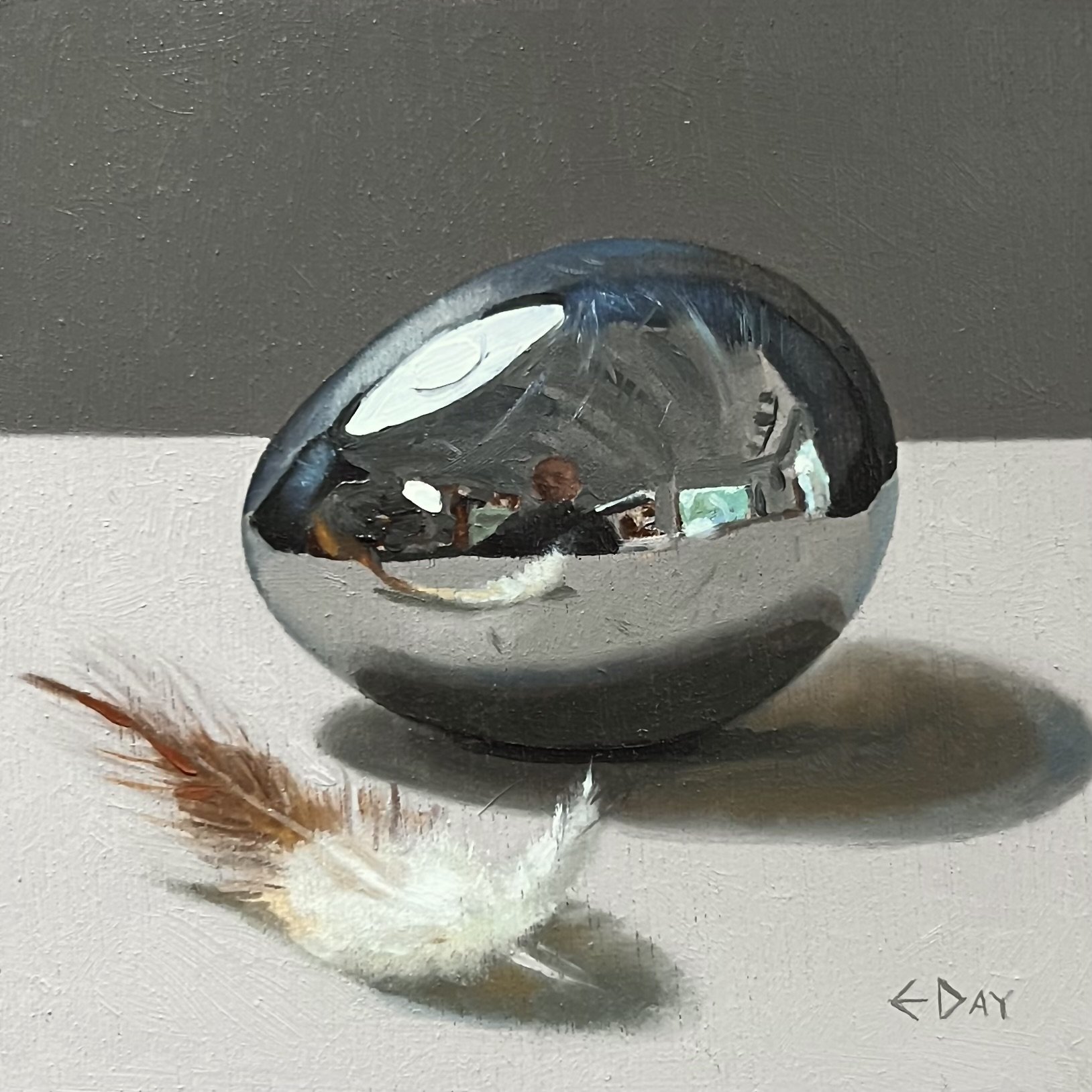 Egg, me and a feather