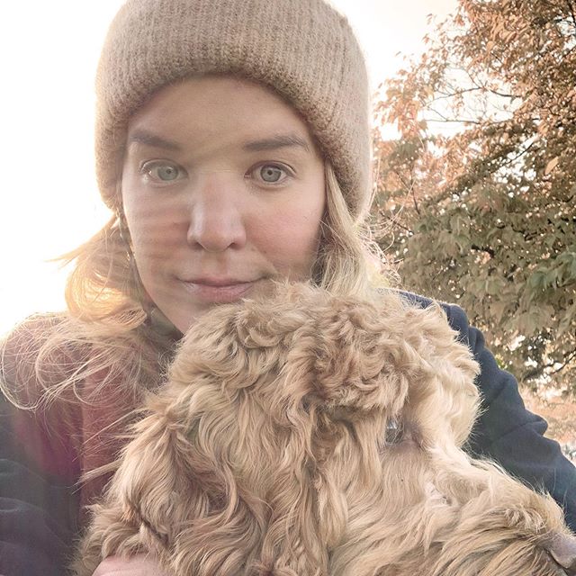 When you&rsquo;re trying to take a selfie with the doggie. 
I tried like a million times but she still saw other things in the park that were more interesting then looking into the camera. 
Oh well, thought I should show up as I haven&rsquo;t in a wh