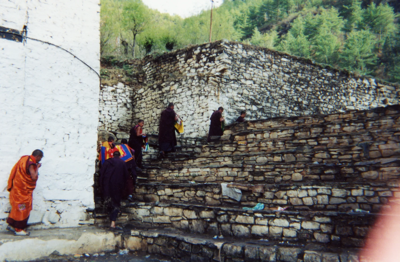 Climbing Monks