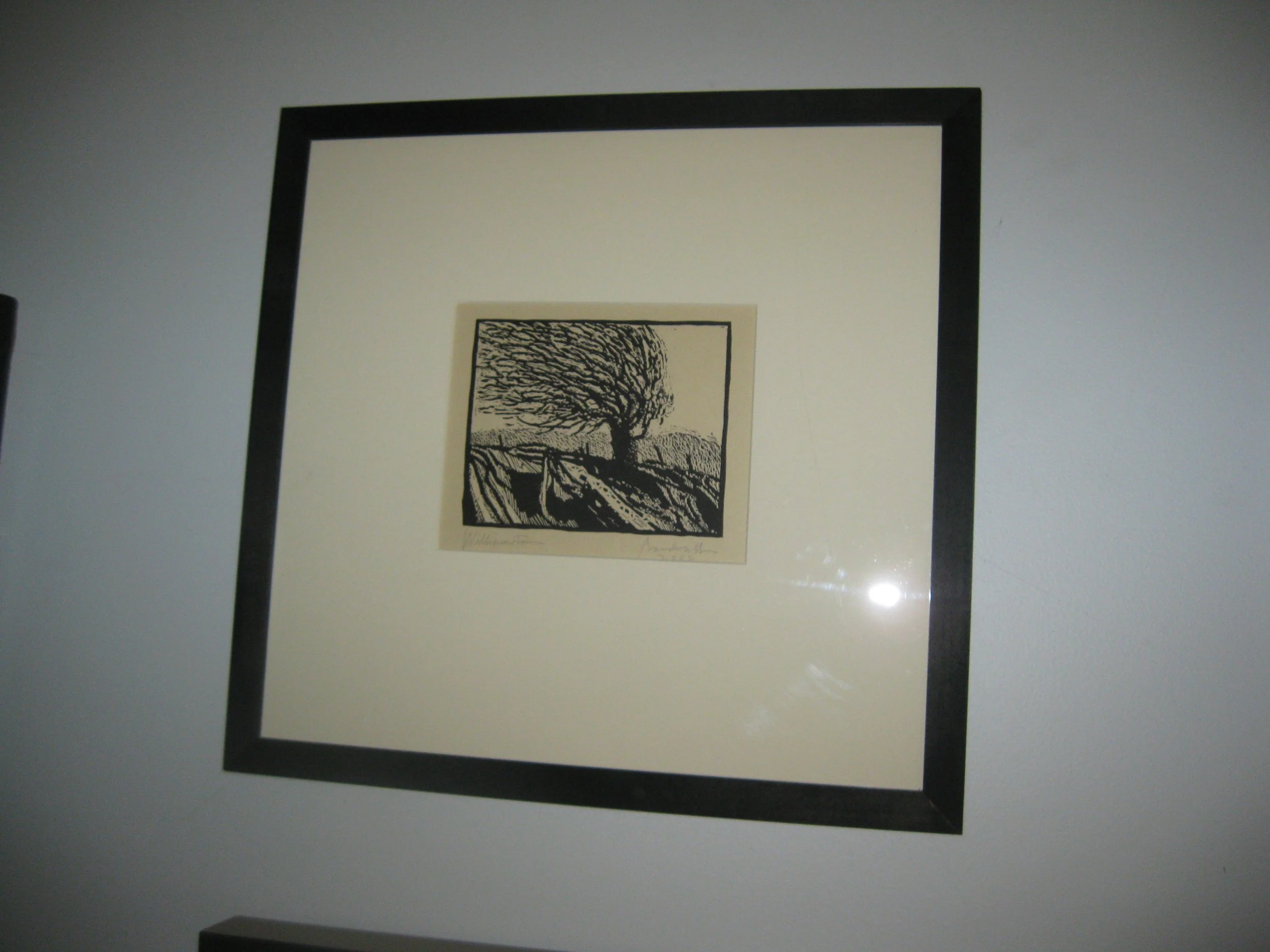 Wind             approx  14" x 15"  (framed)  $300.00