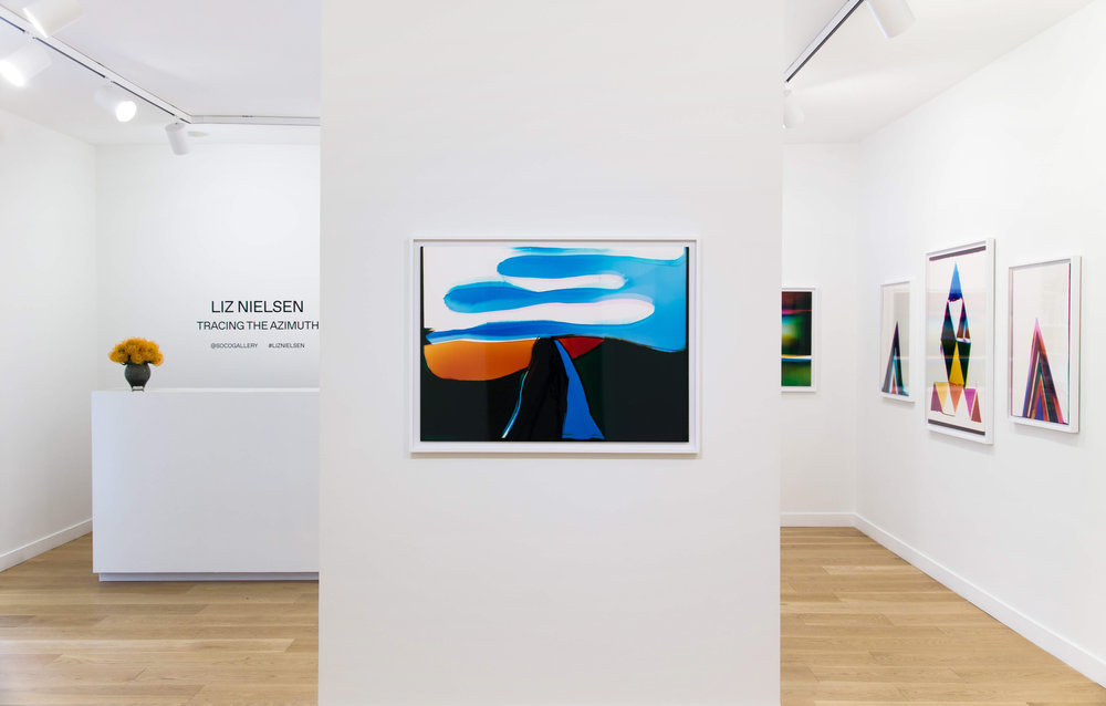 Liz Nielsen, Tracing the Azimuth , 2018, exhibition view